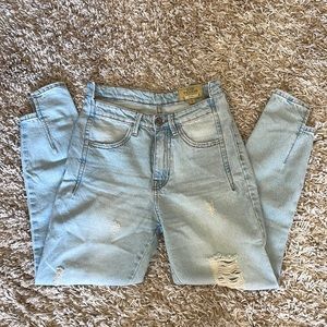 Asymmetrical Colombian Jeans. NWT